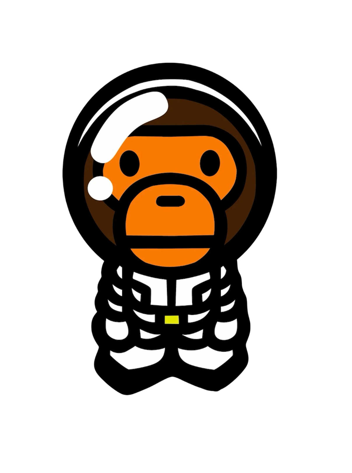 ASTRONAUT MONKEY WALL ART