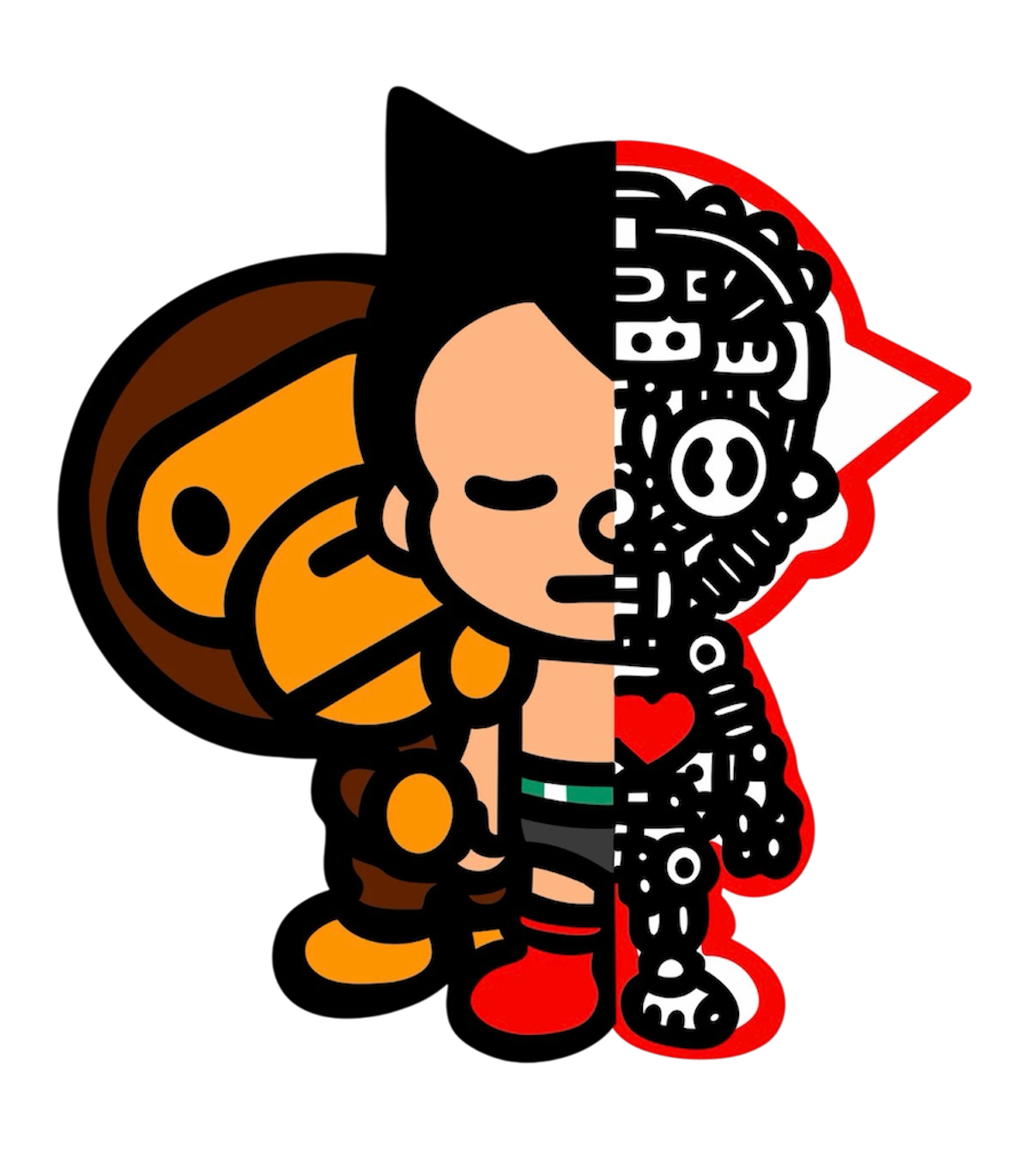 MECHANICAL BOY WALL ART